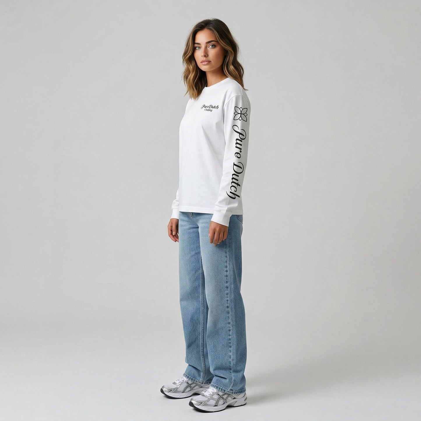 Pure Dutch Origin Longsleeve White