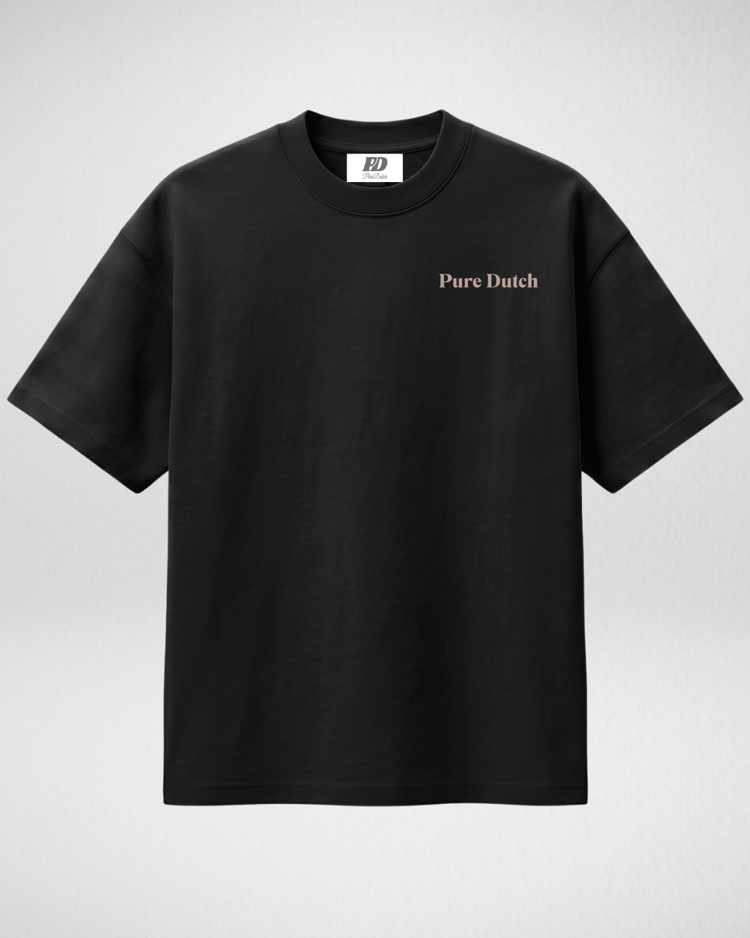 Pure Dutch Palm Escape Tee – Black/Thatch