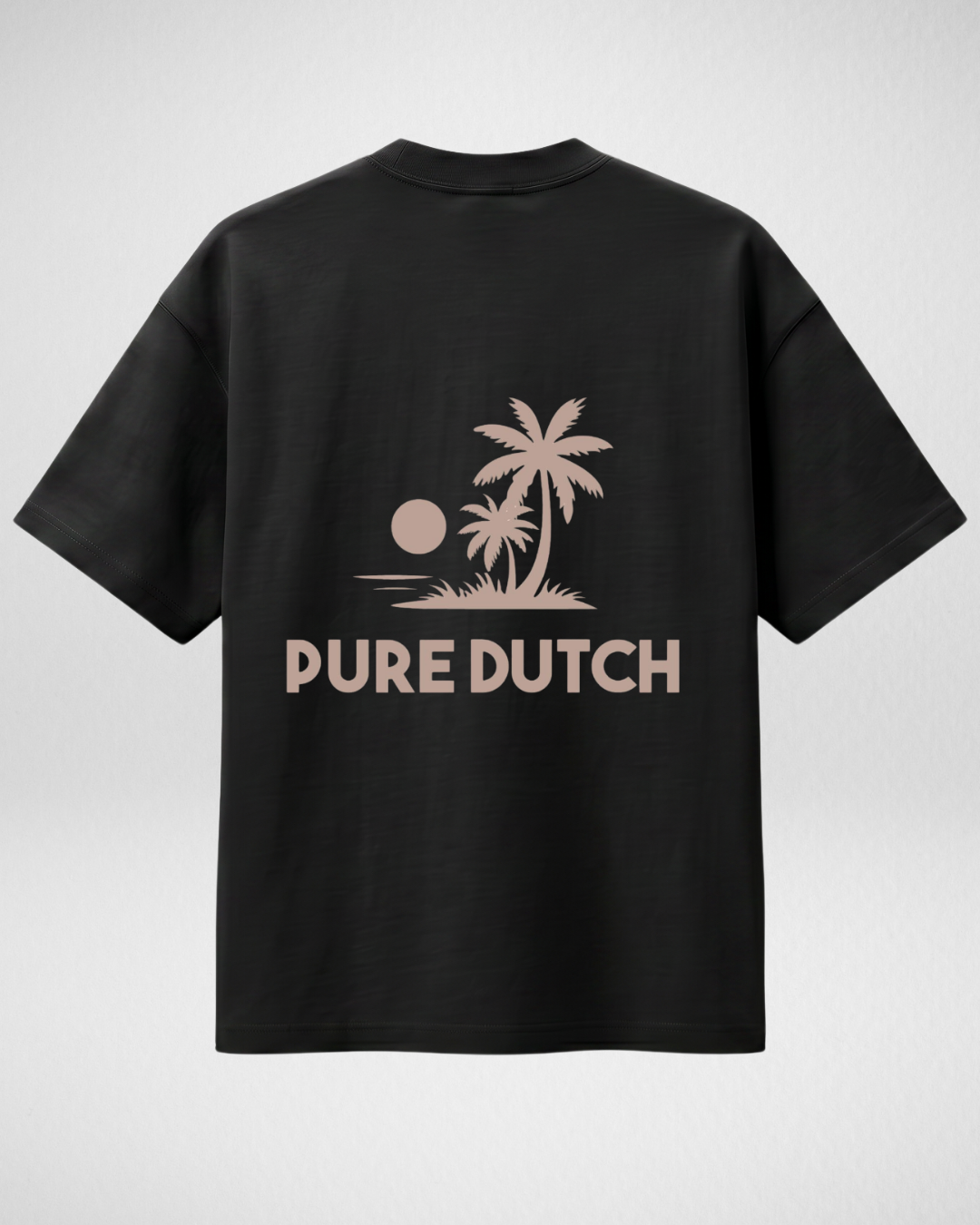 Pure Dutch Palm Escape Tee – Black/Thatch