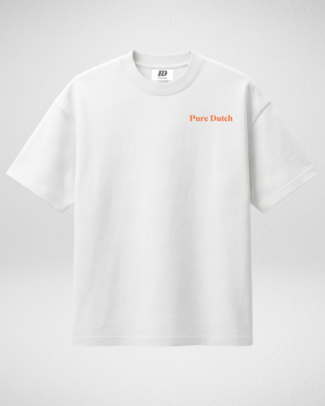 Pure Dutch Strike Tee – White/Orange