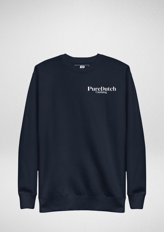 Premium Sweatshirt Navy blauw