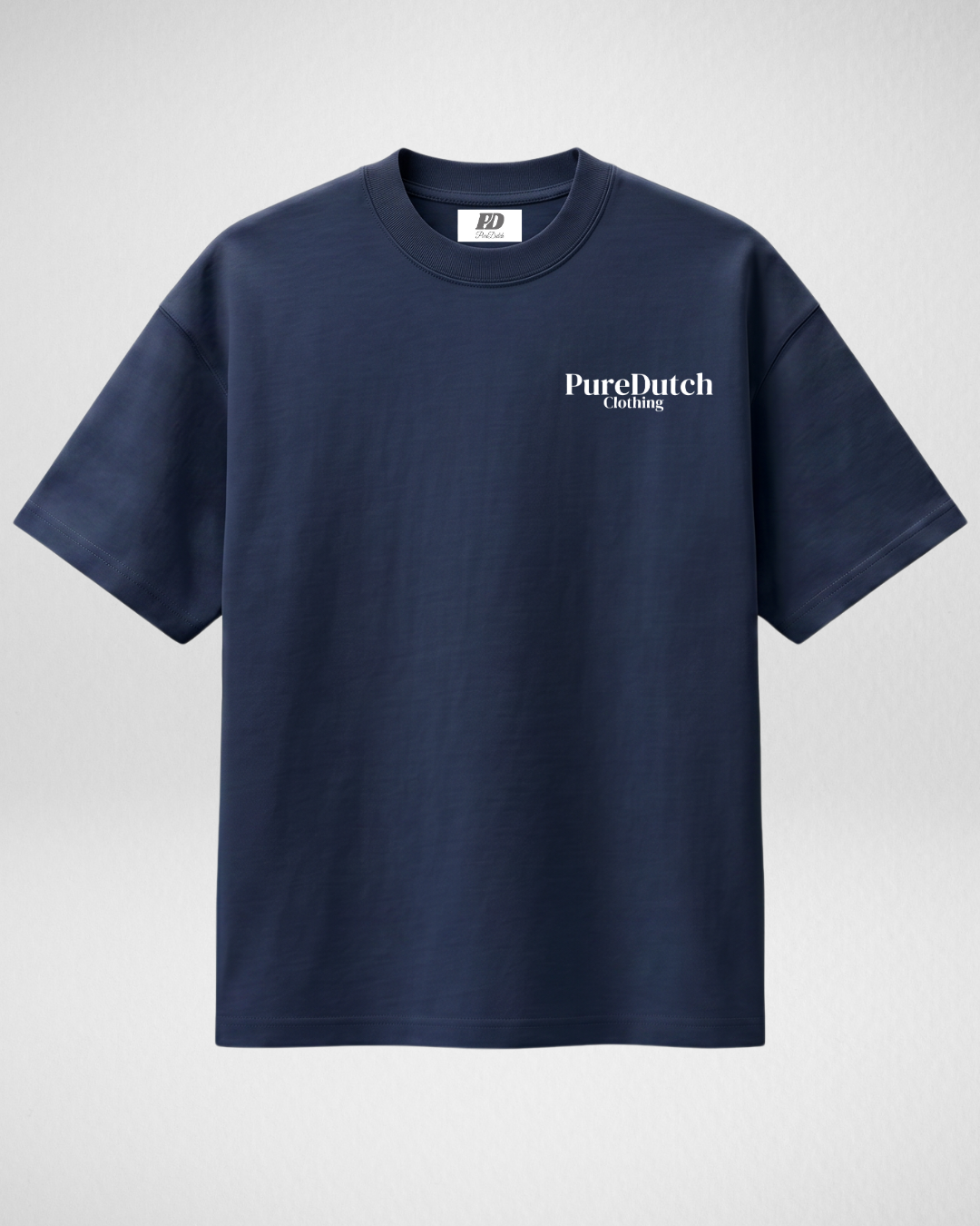 Pure Dutch Signature Heavy Tee – Navy