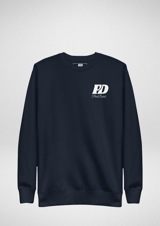 Premium Sweatshirt Navy blauw