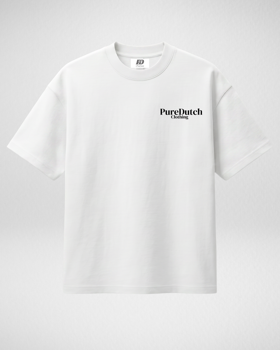 Pure Dutch Signature Heavy Tee – White