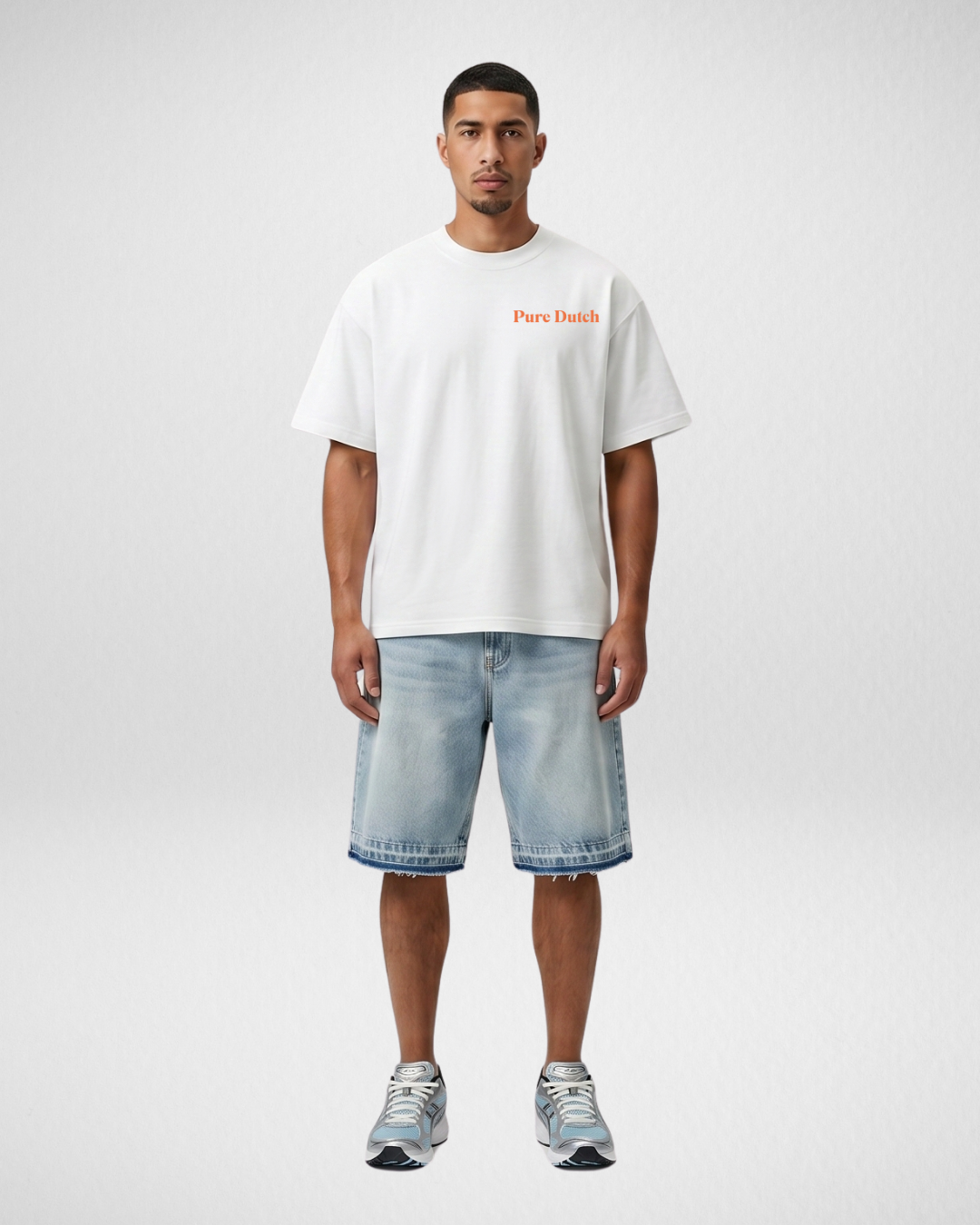 Pure Dutch Strike Tee – White/Orange