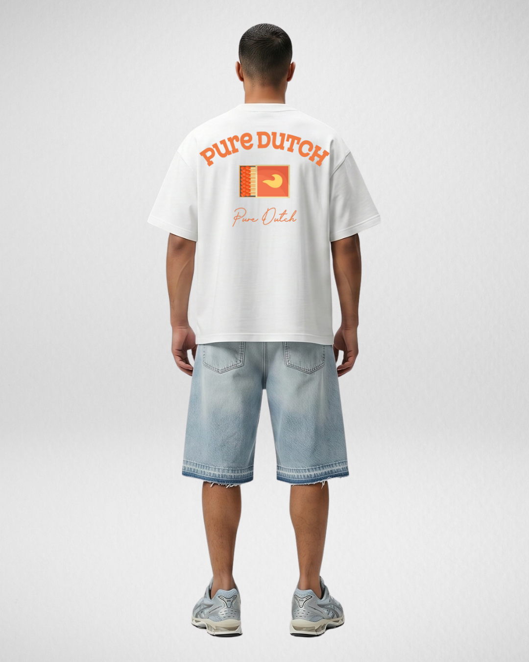Pure Dutch Strike Tee – White/Orange