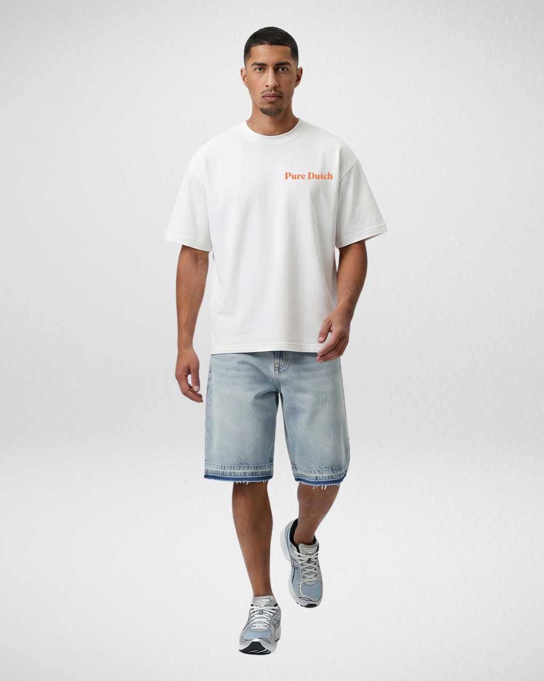 Pure Dutch Strike Tee – White/Orange