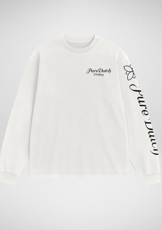 Pure Dutch Origin Longsleeve White