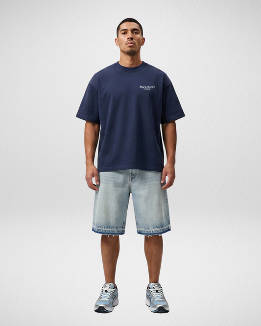Pure Dutch Signature Heavy Tee – Navy