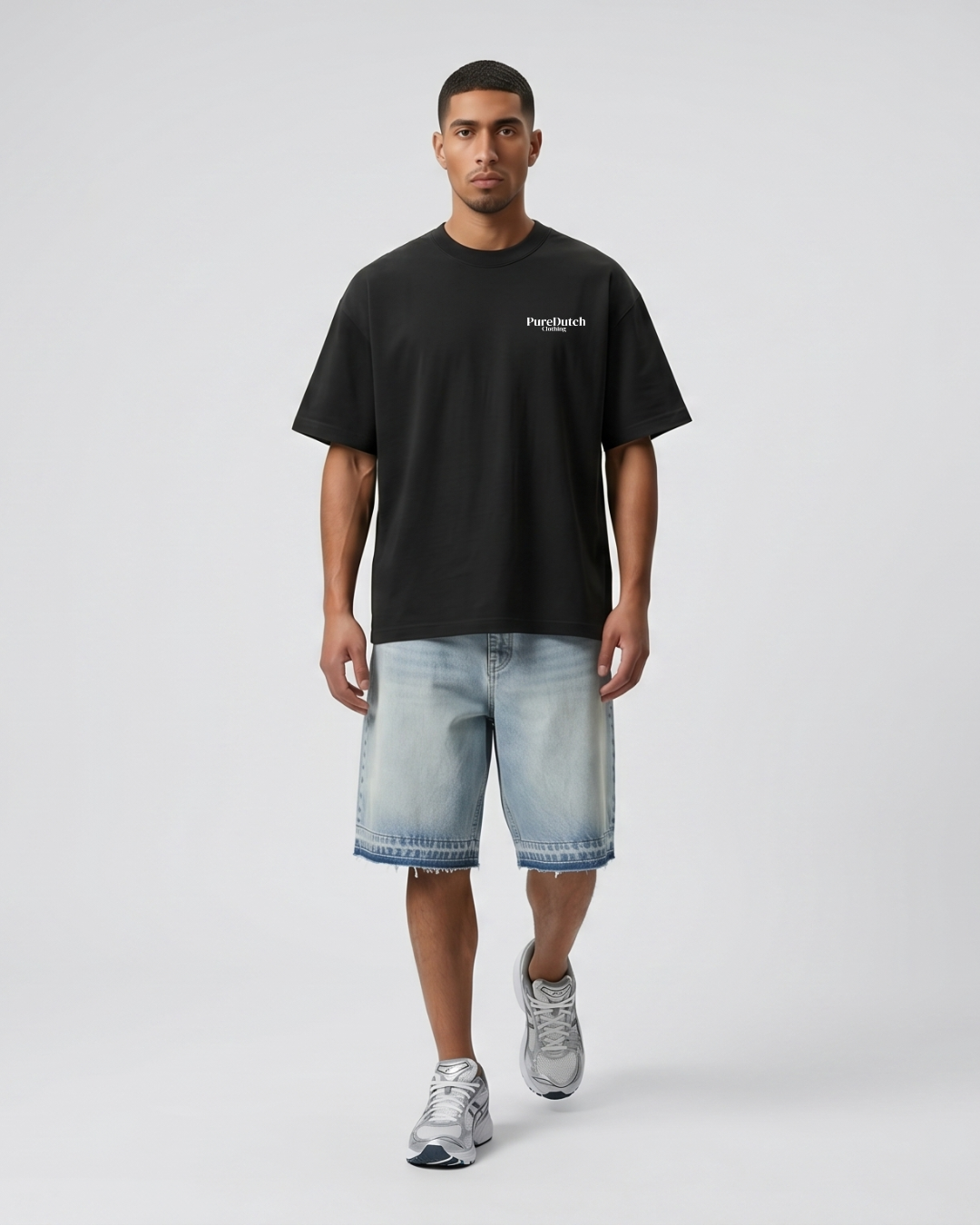 Pure Dutch Signature Heavy Tee – Black