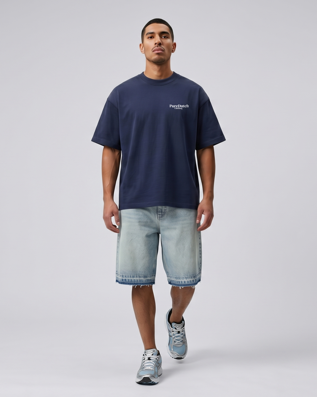 Pure Dutch Signature Heavy Tee – Navy