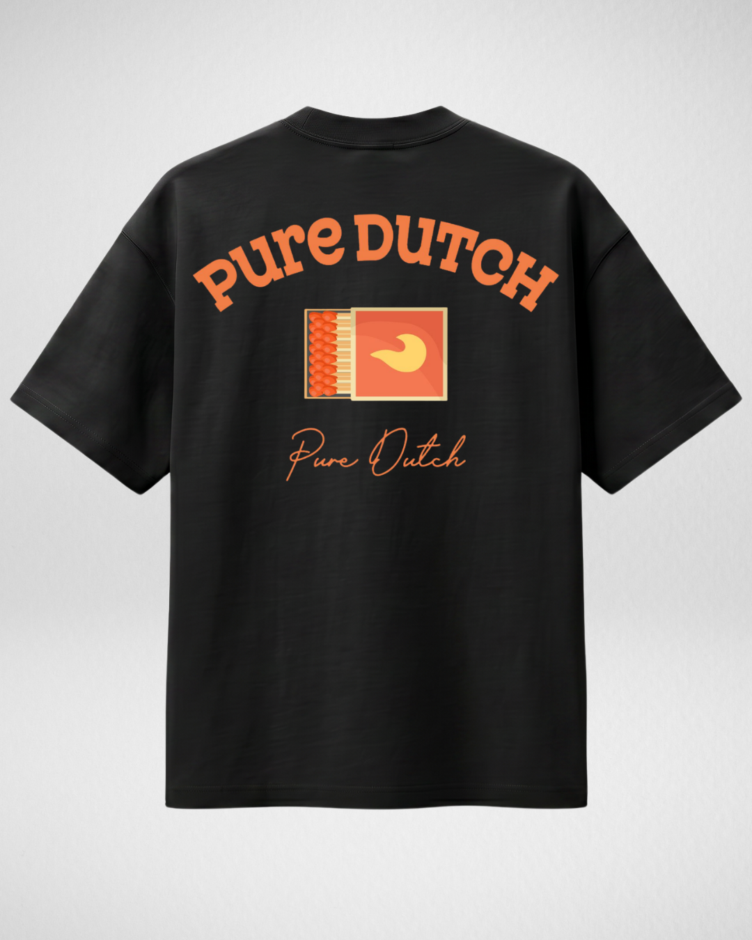 Pure Dutch Strike Tee – Black/Orange