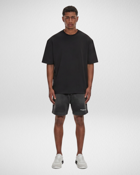 Pure Dutch Relax Track Shorts – Faded Black
