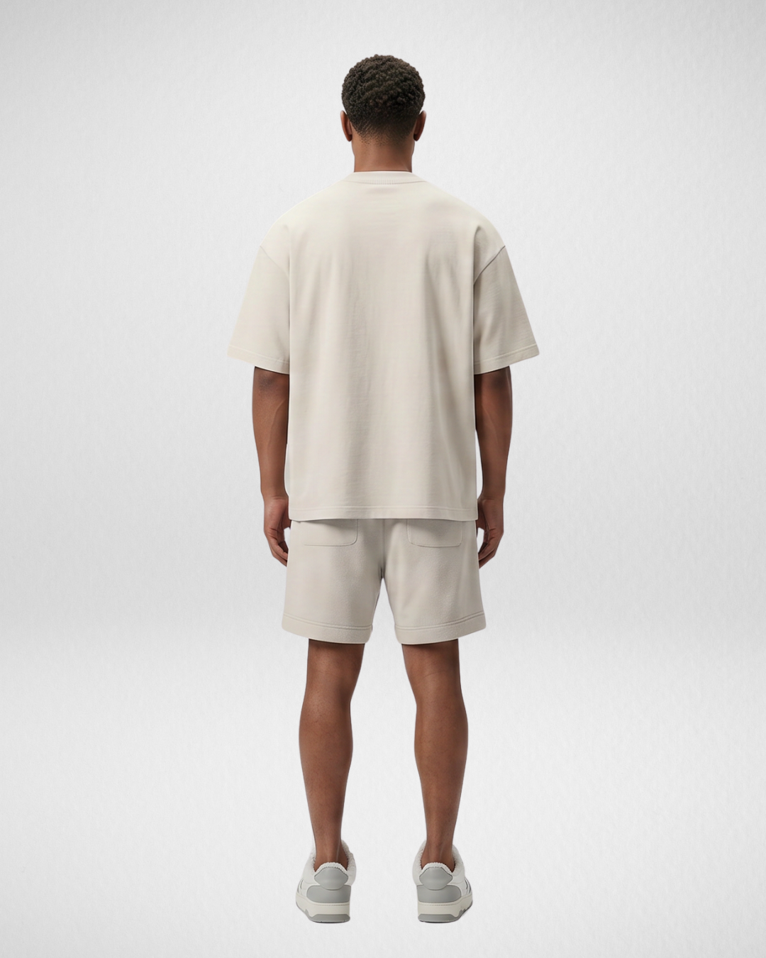 Pure Dutch Relax Track Shorts – Faded Bone